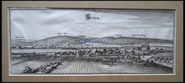AERZEN, Gesamtansicht, Kupferstich Von Merian Um 1645 - Lithographies