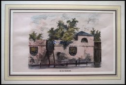 BERLIN: An Der Rochbrücke, Kolorierter Holzstich Um 1880 - Litografia