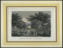 BERLIN: Mineralbrunnen-Trinkanstalt, Sta.St. Von Hintze/Barber Um 1833 - Lithographies