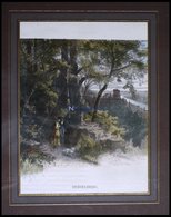 HEIDELBERG, Teilansicht, Kolorierter Holzstich Aus Stieler Um 1880 - Lithographien