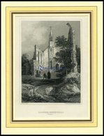 ROSENTHAL: Das Kloster, Stahlstich Von Verhas/Winkles Um 1840 - Litografía