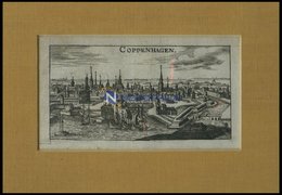 KOPENHAGEN, Gesamtansicht, Kupferstich Von Riegel Um 1690 - Litografia