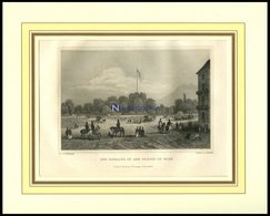 WIEN: Der Eingang In Den Prater, Stahlstich Von Hoffmeister/Hoffmeister, 1840 - Lithographies