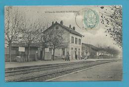 CPA Chemin De Fer La Gare De CHAMOY-SAINT-PHAL 10 - Sonstige & Ohne Zuordnung