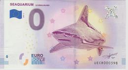 Billet Touristique 0 Euro Souvenir France 30 Seaquarium - Le Grau Du Roi  2018-2 N°UECR000398 - Essais Privés / Non-officiels