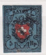 SUISSE 1850  RAYON I CROIX ENCADREE - 1843-1852 Timbres Cantonaux Et  Fédéraux