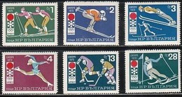 Winter Olympics Games - Sapporo - Bulgaria / Bulgarie 1971 Year - Set MNH** - Winter 1972: Sapporo