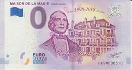 Billet Touristique 0 Euro Souvenir France 41 Blois - Maison De La Magie 2018-2 N°UEM000310 - Privatentwürfe