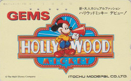 Télécarte Japon / 330-53405 - DISNEY - HOLLYWOOD MICKEY - Japan Phonecard Telefonkarte - Disney