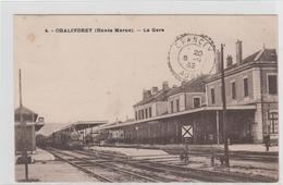 1 Cpa Chalindrey "Train En Gare" - Chalindrey