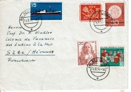 1950 - Allemagne Fédérale - Lettre De Reutlingen Pour Sète - Covers