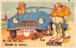 74-MORZINE- CARTE A SYSTEME- NE T'EN FAIS PAS... BIENTÔT TU VERRAS - Morzine