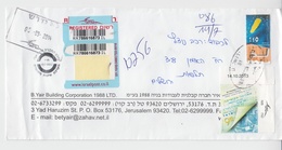 ISRAEL 2014 RADIO RESISTANCE REGISTERED RETURNED LETTER - Timbres-taxe