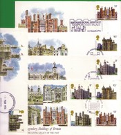 Lotto REGNO UNITO Primo Giorno Cover.Edifici Storici 1978. FILATELIA Ufficio+2 - Unclassified