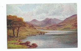 Wales Postcard A.r.quinton. Snowdon From Capel Curig Salmon Unused - Zu Identifizieren