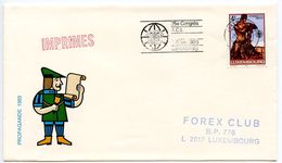 Luxembourg 1983 FOREX Commemorative Cover W/ Scott 683 - Briefe U. Dokumente
