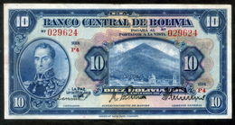 BOLIVIA BILLETES; 1928 - 10 BOLIVIANOS. - Bolivië