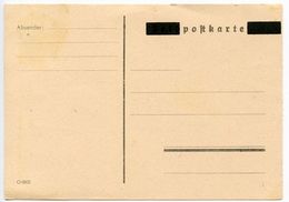 Germany 1940's Mint Post WWII Overprinted Feldpostkarte Postal Card - Feldpost 2da Guerra Mundial