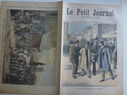 Le Petit Journal 1er Décembre 1895 Arrestation D'Arton Corrupteur De Panama Enrolements Volontaires 1792 - Le Petit Parisien