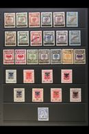 1919-20 FINE MINT COLLECTION An All Different Collection Which Includes 1919 Handstamped Set, 1919 Comet (with Straight  - Albanien