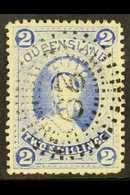 QUEENSLAND 1882-95 2s Bright Blue On Thick Paper, SG 157, Very Fine Used.  For More Images, Please Visit Http://www.sand - Sonstige & Ohne Zuordnung