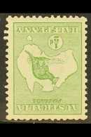 1913-14 ½d Green Kangaroo With WATERMARK INVERTED Variety, SG 1bw, Fine Mint. For More Images, Please Visit Http://www.s - Other & Unclassified