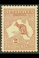 1929-30 2s Maroon Kangaroo, SG 110, Never Hinged Mint. For More Images, Please Visit Http://www.sandafayre.com/itemdetai - Other & Unclassified