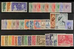 1937-52 MINT COLLECTION. An All Different Selection On A Stock Card That Includes 1938 Definitive Set Of All Values, Sil - Sonstige & Ohne Zuordnung