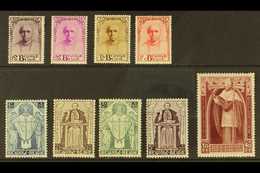 1932 Cardinal Mercer Memorial Fund Complete Set, SG 609/617 Or Michel 333/341, Very Fine And Fresh Mint. (9 Stamps) For  - Other & Unclassified