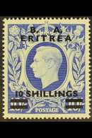 ERITREA 1950 10s On 10s Ultramarine, SG E25, Never Hinged Mint Lightly Toned Gum For More Images, Please Visit Http://ww - Italienisch Ost-Afrika