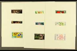 1969-1970 IMPERF DE LUXE SHEETS. All Different Selection, Comprising 1969 100f Philexafrique And Flowers & Portraits Set - Sonstige & Ohne Zuordnung