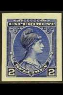 ESSAY American Bank Note Co. Imperf Essay Depicting Image Of Minerva And Inscribed "EXPERIMENT / SPECIMEN" With Value "2 - Altri & Non Classificati