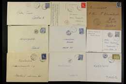 1900's-1970's RURAL POSTAL ROUTES NUMERAL CANCELS ON COVERS. An Interesting Collection Of Commercial Covers Bearing Vari - Altri & Non Classificati