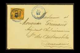 MADAGASCAR 1904 (31 Dec) Cover Addressed Locally, Bearing 1902 "0,15" On 75c Surcharge (Yvert 54, SG 32) Tied By Blue "T - Other & Unclassified