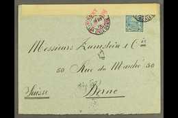 NEW CALEDONIA 1915 (25 July) Envelope To Berne Bearing 1905 25c (Yvert 95) Tied By Noumea Cds; The Cover Opened And Re-s - Altri & Non Classificati