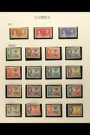 1937-52 KING GEORGE VI COMPLETE FINE MINT COLLECTION Includes 1938-46 "Elephant" Definitive Set Of 16, Plus All Of The O - Gambie (...-1964)