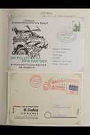 MOTORCYCLES WEST GERMANY 1946-2015 Interesting Collection Of Stamps, Covers & Postcards Written Up In Two Albums, Includ - Andere & Zonder Classificatie