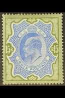 1902-11 15r Blue And Olive Green, SG 146, Fine Mint, One Shorter Perf At Top. For More Images, Please Visit Http://www.s - Andere & Zonder Classificatie