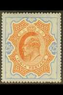 1902-11 25r Brownish Orange And Blue, SG 147, A Lovely Fine Mint Example Of This Iconic High Value, One Short Perf At Ba - Autres & Non Classés