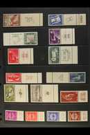 1949-1955 NEVER HINGED MINT TABBED ISSUES All Different Collection Including 1949 Constituent Assembly, National Flag An - Autres & Non Classés