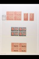 EXPRESS STAMPS 1903 -1945 Extensive Mint Collection, Chiefly NHM And With Many Blocks Of 4 And Including 1903 - 1922 Iss - Zonder Classificatie