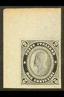 PELLAS ESSAY 1862 2c Essay Depicting Victor Emmanuel II In 'saw-tooth' Oval, In Black On Ungummed Paper, Inscribed "Pell - Non Classificati