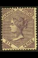 1860-7 0 6d Deep Purple, SG 5b, Very Fine Mint With Good Perfs And Lovely Deep Colour. For More Images, Please Visit Htt - Giamaica (...-1961)