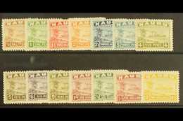 1924 - 48 Freighter Set Complete On Shiny White Paper, SG 26B/39B, Very Fine Never Hinged Mint.  (14 Stamps) For More Im - Nauru