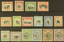 1925-28 Centres In Black - Perf 12½ Set To $2, SG 277/92, Very Fine Mint (16 Stamps) For More Images, Please Visit Http: - North Borneo (...-1963)