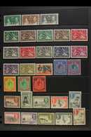 1937-1951 COMPLETE FINE MINT COLLECTION On Stock Pages, ALL DIFFERENT, Inc 1938-44 Set, 1945 Pictorials Set, 1948 Weddin - Nyasaland (1907-1953)