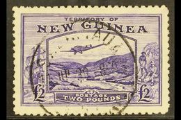 1935 £2 Bright Violet, Goldfields, SG 204, Very Fine Used With Central Cds. For More Images, Please Visit Http://www.san - Papua Nuova Guinea