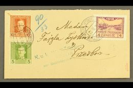 LOCAL TOWN POST PRZEDBORZ 1918 (20 Feb) Censored Cover Bearing Austria 5h & 10h Feldpost Stamps Tied By "K.u.k. Etappenp - Other & Unclassified