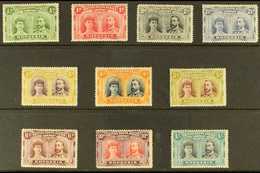 1910-13 "Double Heads" Perf 14 Set (one Of Each Value) To 6d, Plus 10d And 1s, Fine Mint.  Fresh And Attractive! (10 Sta - Andere & Zonder Classificatie