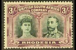 1910-13 3s Green & Violet, Double Head, SG 158, Fine Mint. For More Images, Please Visit Http://www.sandafayre.com/itemd - Other & Unclassified